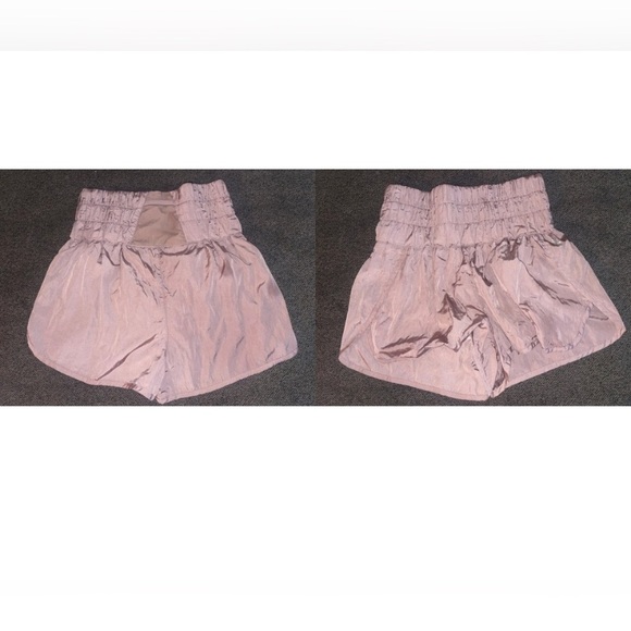 Free People Mauve Pink High-Waisted Shorts - Picture 1 of 1